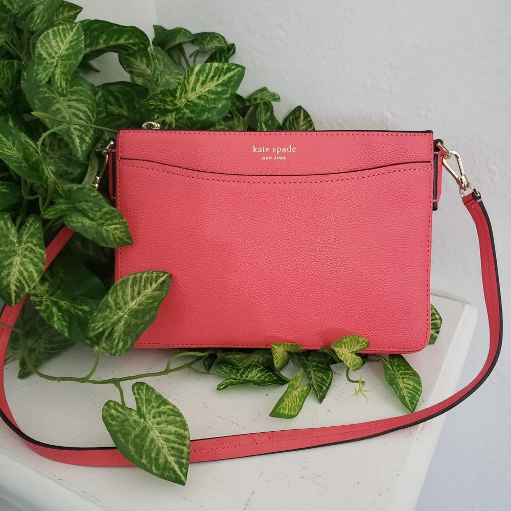 Kate Spade Peach Convertible Melba Minimalist Chic Coastal Feminine Fairycore